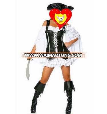 Plus Size Sexy Gril caribbean pirate costume women Fancy Dress Costumes QAWC-2019