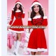 Cosplay Chrismas Role Playing White Plush Snowman Costumes Short Dress Wholesale