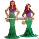 The ariel little mermaid costume Christmas Princess Mermaid cosplay